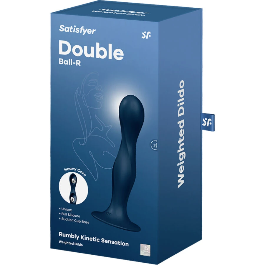 SATISFYER - DILDO IN SILICONE DOPPIA PALLA GRANATO | Pasio